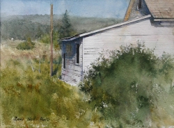 Lane_Hall_Remaining_Past_II_11x14_watercolor_1200_Contact_for_Purchase